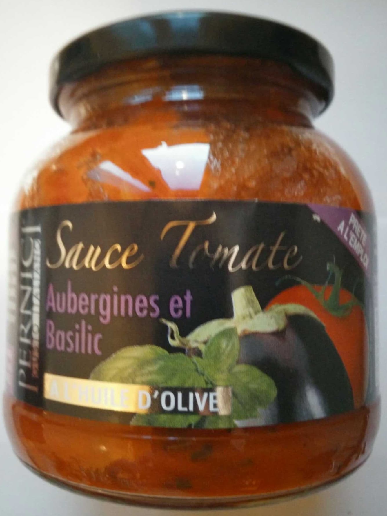 Pernici Sauce tomate aubergine et basilic packshot