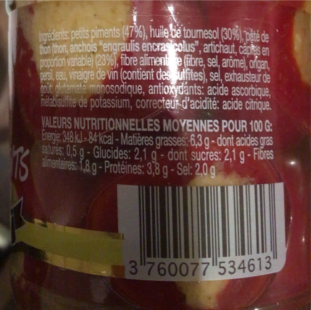 Florelli Petits piments farcis au thon, 110g packshot