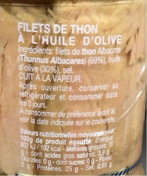 Florelli Filet de Thon à l'huile d'olive packshot