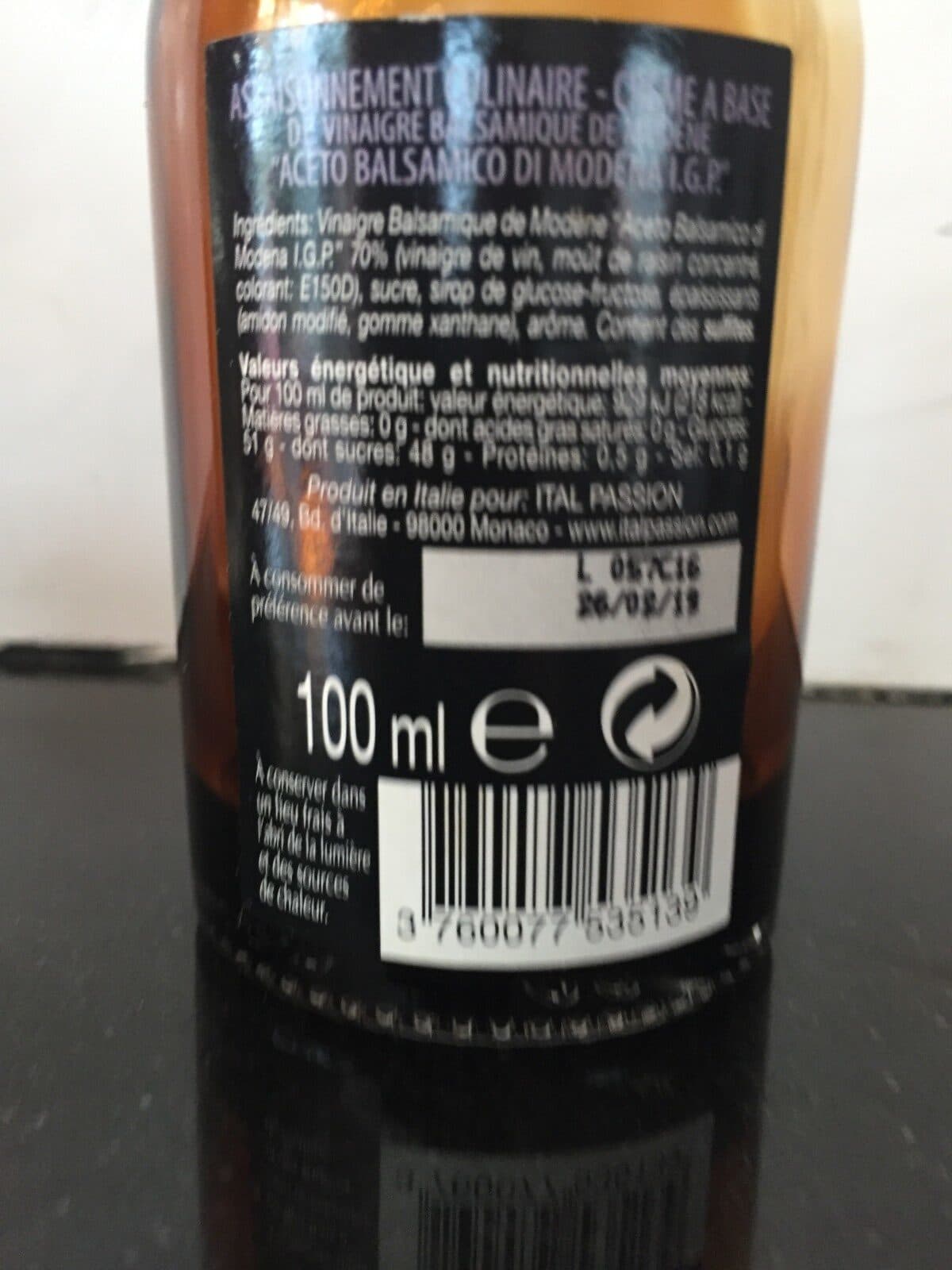 Toscoro Creme avec acetato balsamico di modena igp packshot