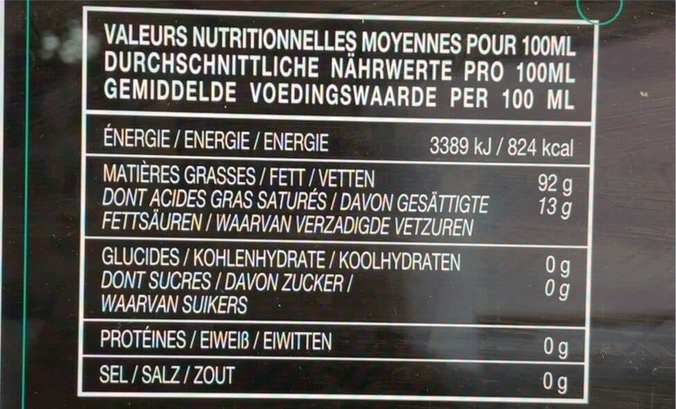 Open Food Facts Olio di oliva extra vergine packshot