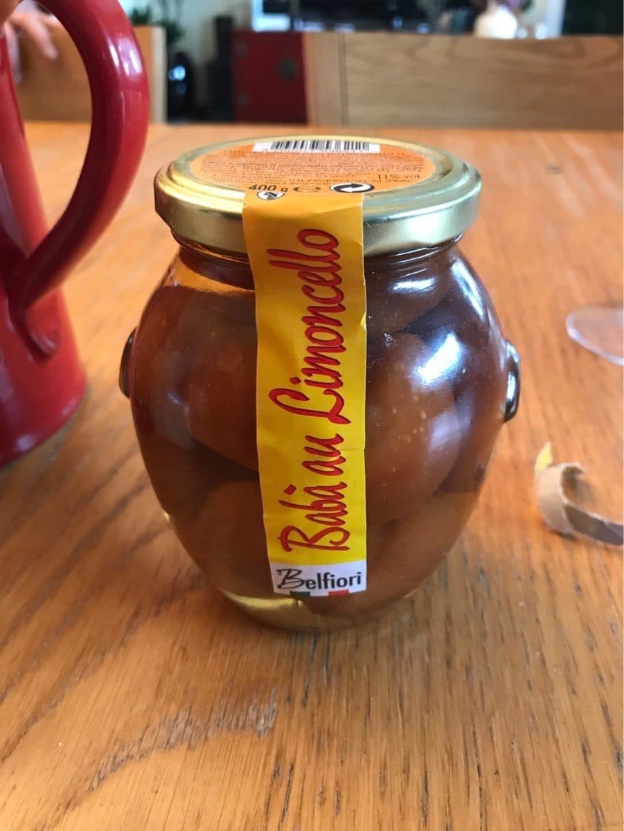 Belfiori Baba au rhum limoncello packshot