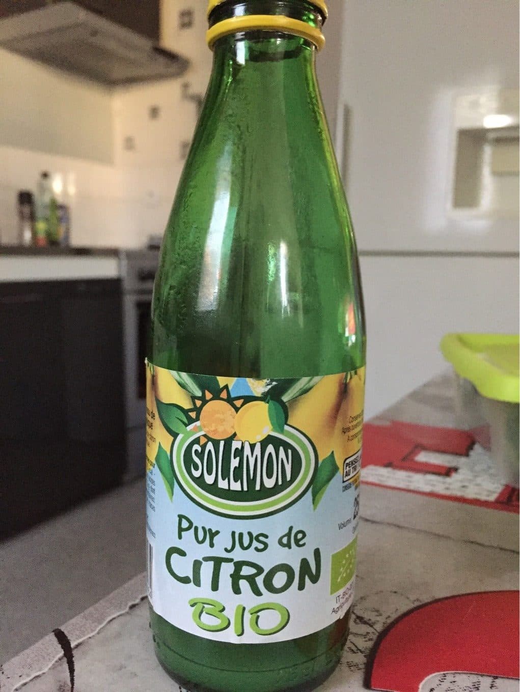 Solemon Pur jus de citron bio packshot
