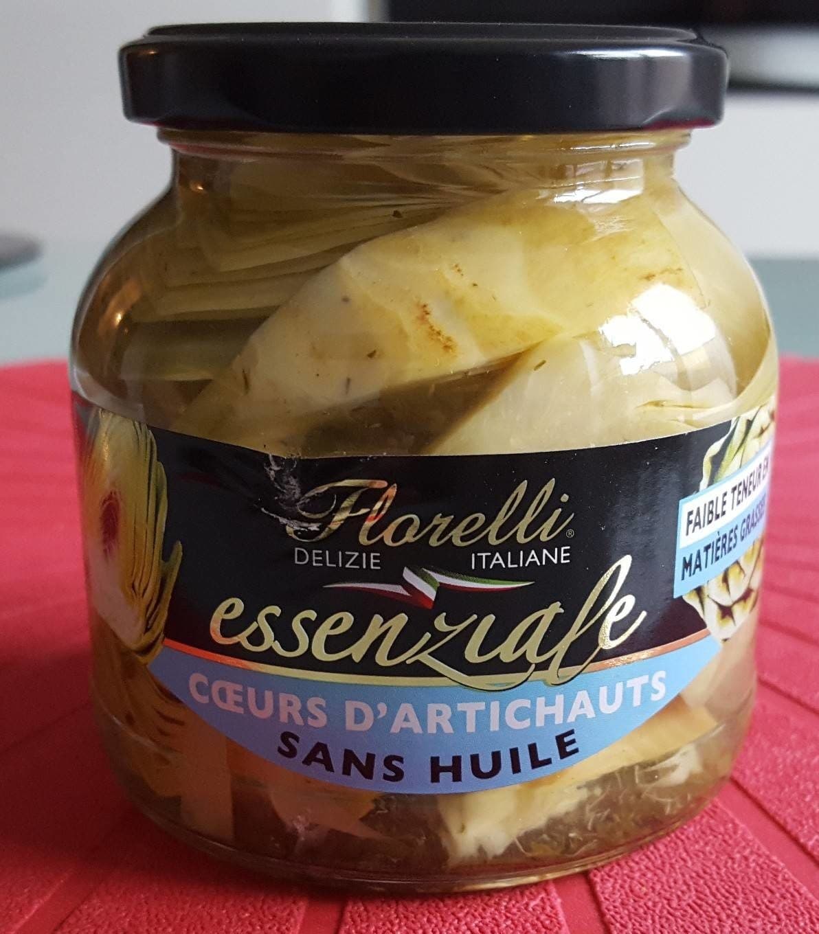 Florelli Coeur d'artichauts sans huile packshot