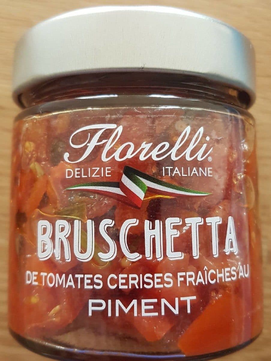Florelli Bruschetta de tomates cerises fraîches au piment packshot