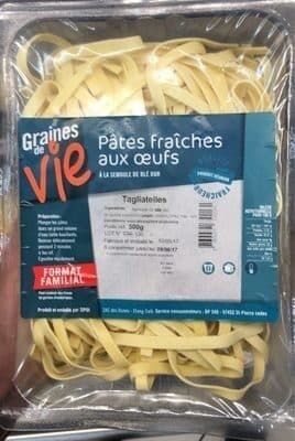 Graine d en vie Pâtes Fraiches packshot