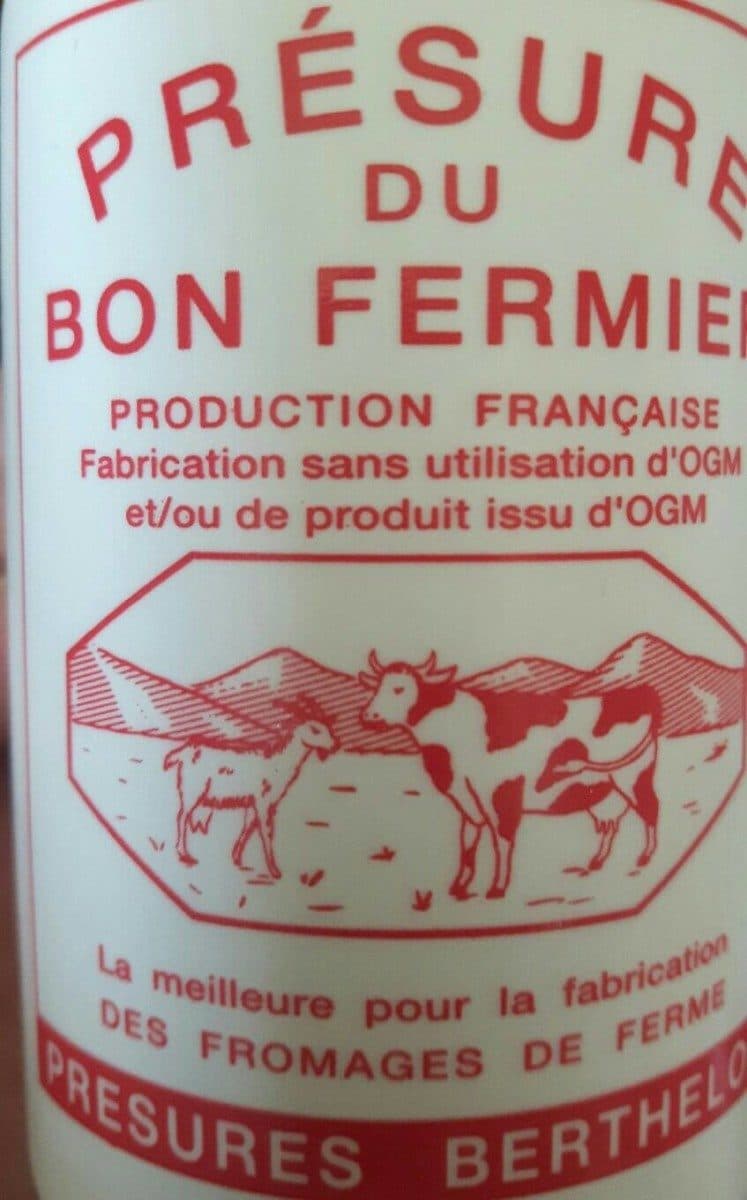 Open Food Facts Présure du bon fermier packshot