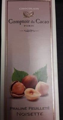Comptoir du Cacao Praliné Feuilleté Noisette packshot