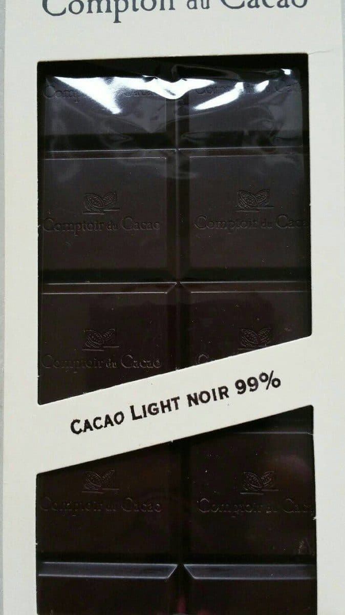 Comptoir du Cacao Cacao Light Noir 99% packshot