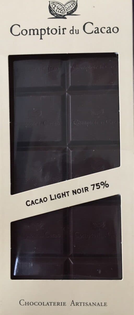 Comptoir du Cacao Cacao Light Noir 75% packshot