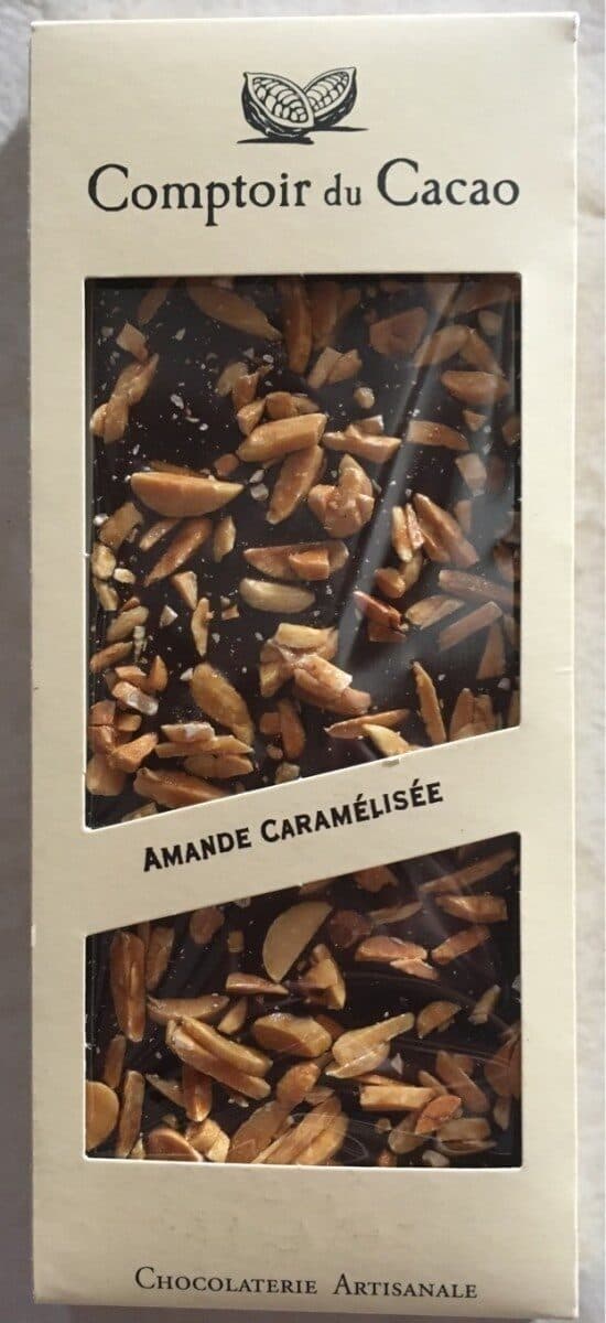 Comptoir du Cacao Chocolat amande caramélisée packshot
