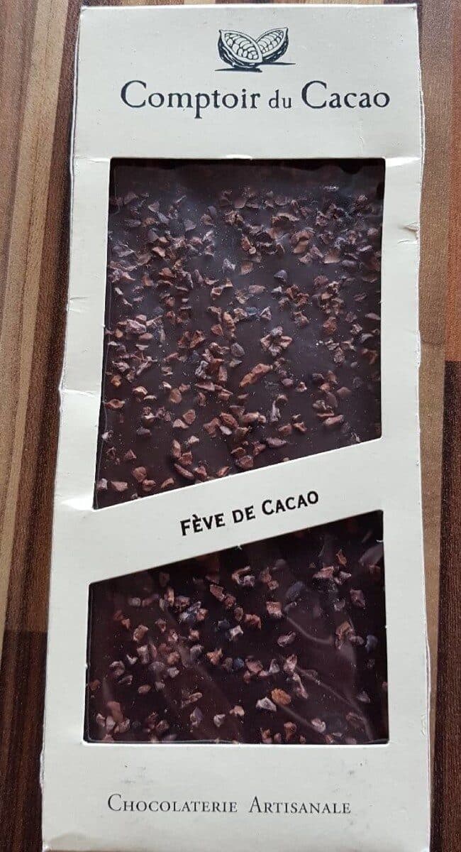 Comptoir du Cacao Tablette noire fève de cacao packshot