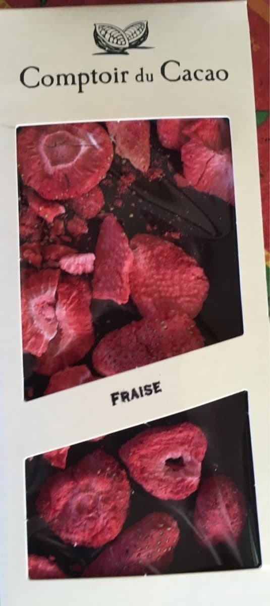 Comptoir du Cacao Fraise packshot