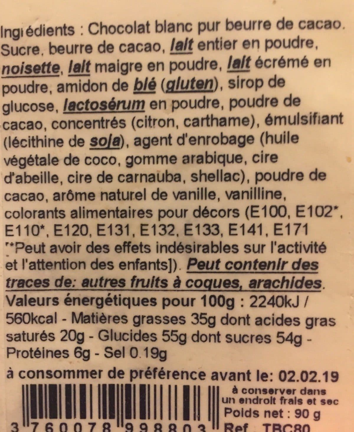 Comptoir du Cacao Plaquette de chocolat packshot