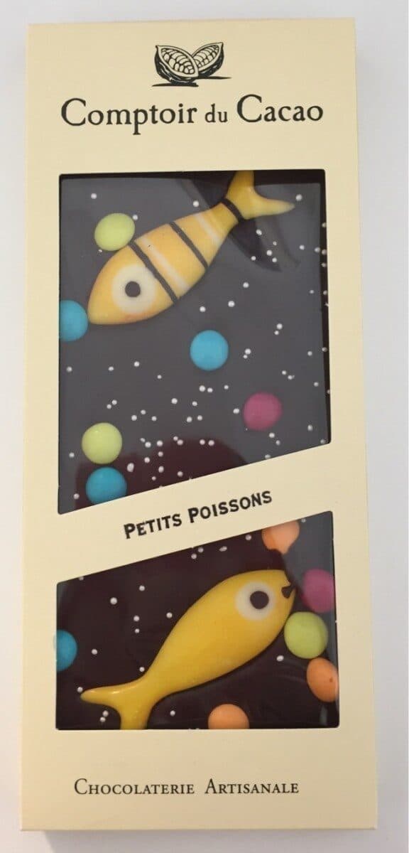 Comptoir du Cacao Tablette poissons packshot