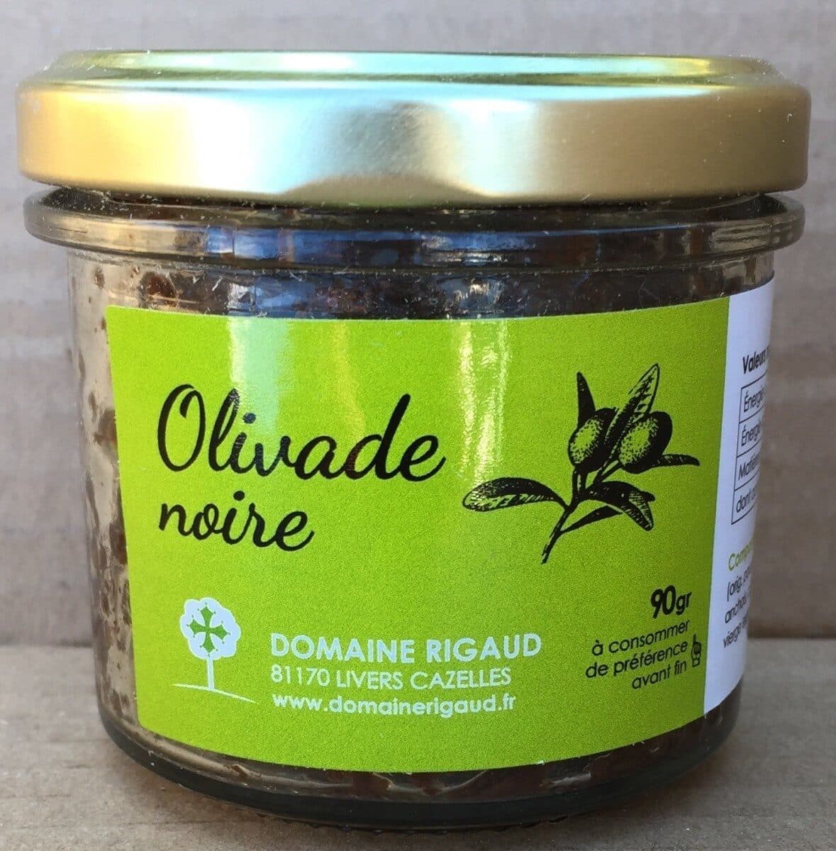 Open Food Facts Olivade noire packshot