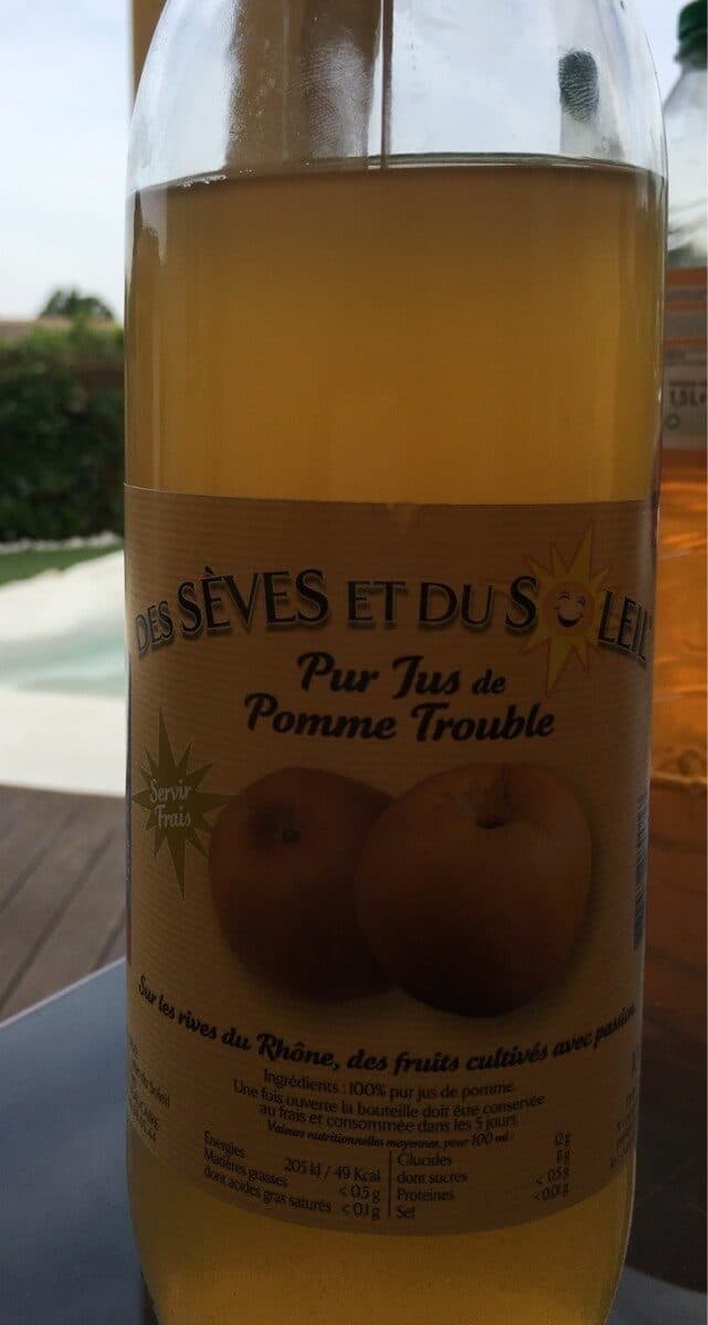 Open Food Facts Pure jus de pomme trouble packshot