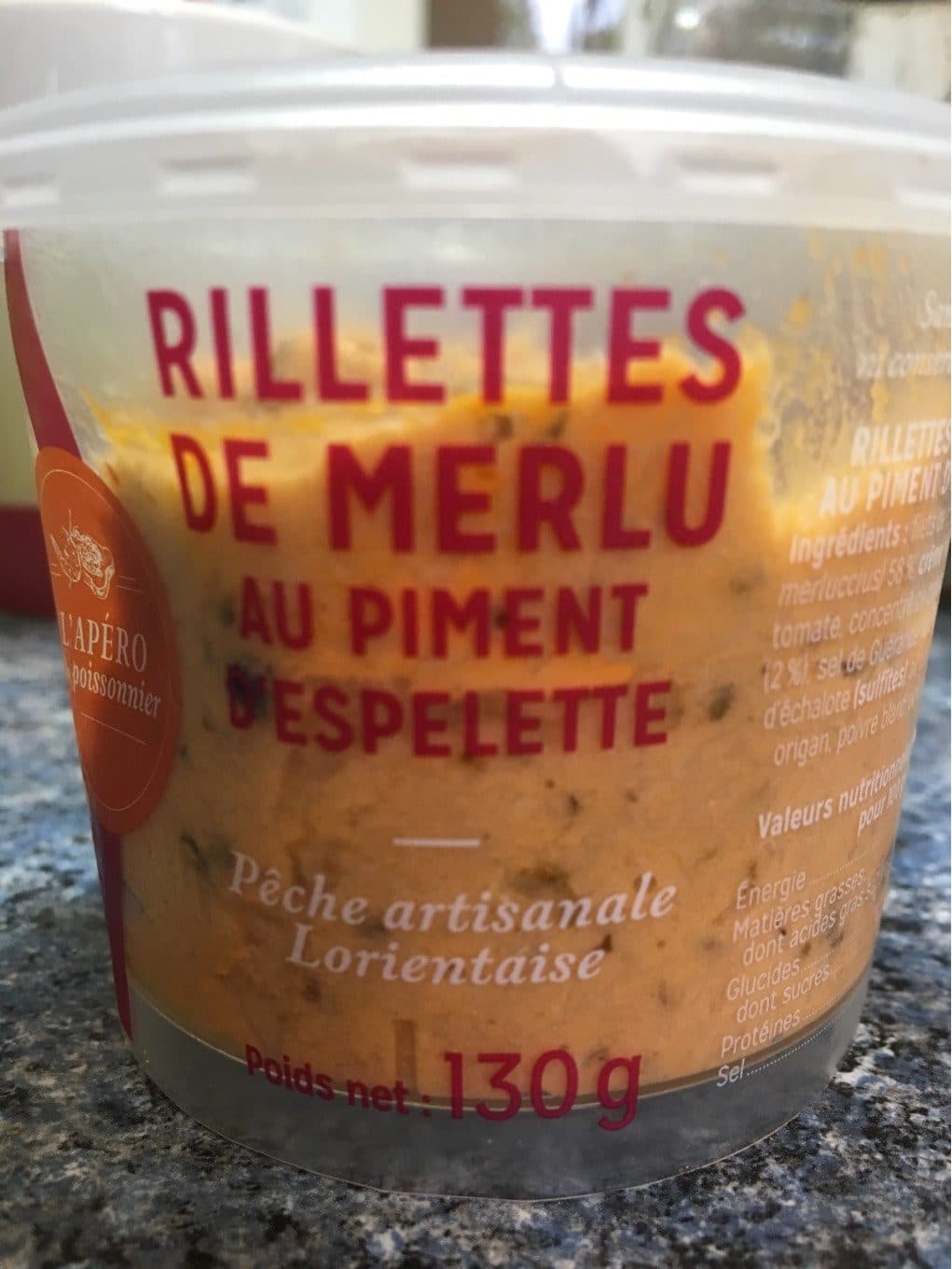 L'apero du poissonnier Rillettes de merlu packshot
