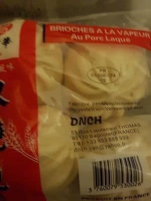 DNCH Brioches au porc laqué packshot