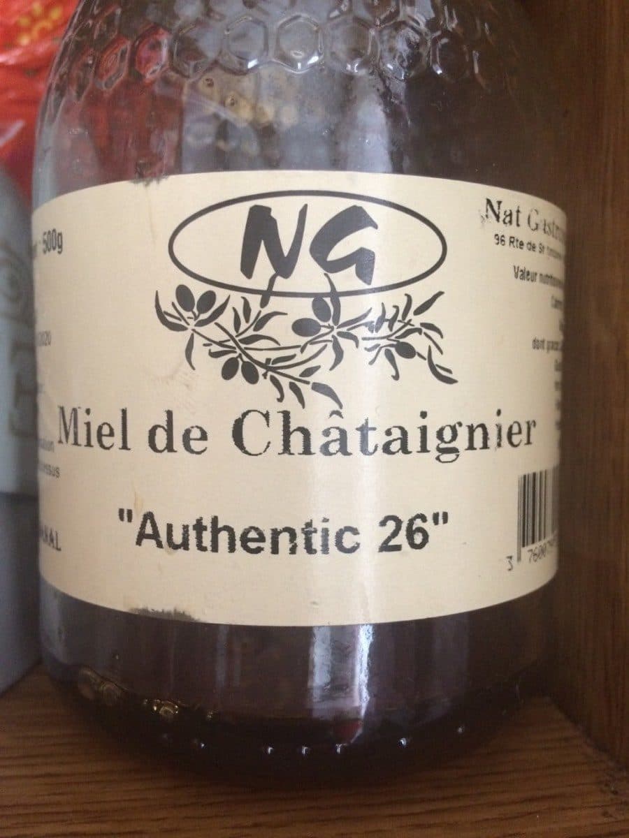 Nat Gastronomie Miel de chataignier authentic 26 packshot