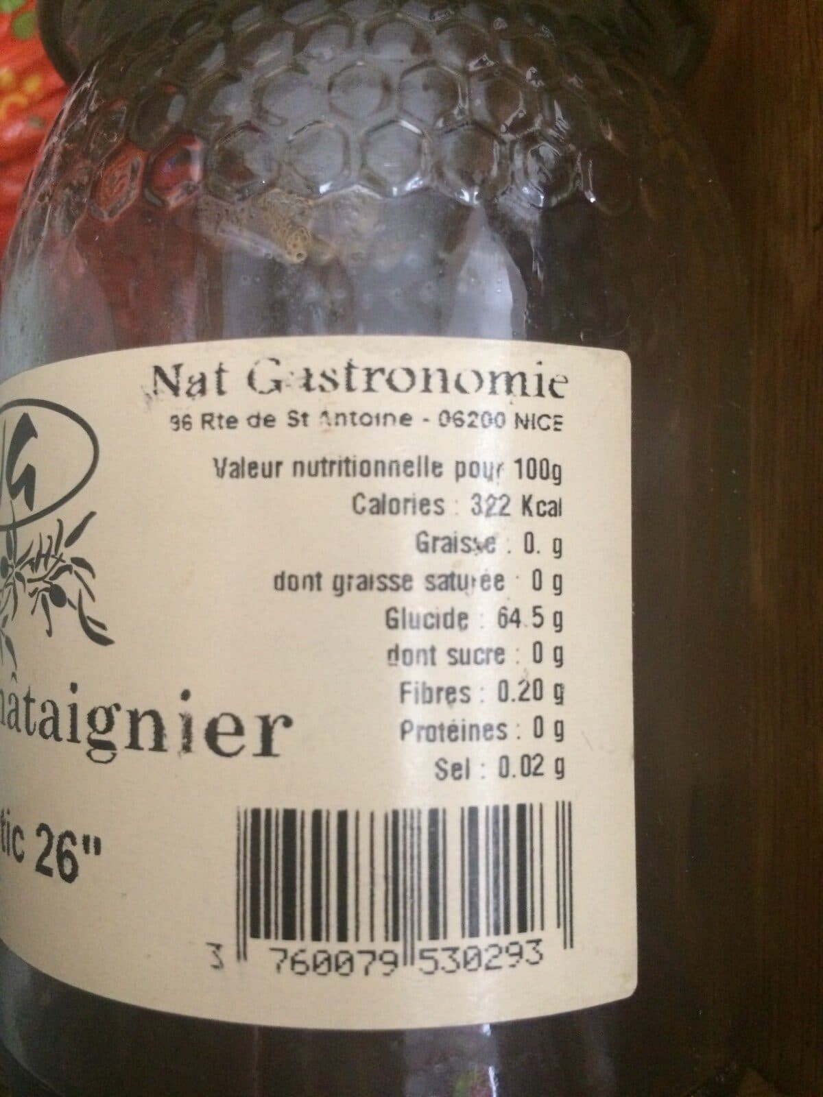 Nat Gastronomie Miel de chataignier authentic 26 packshot