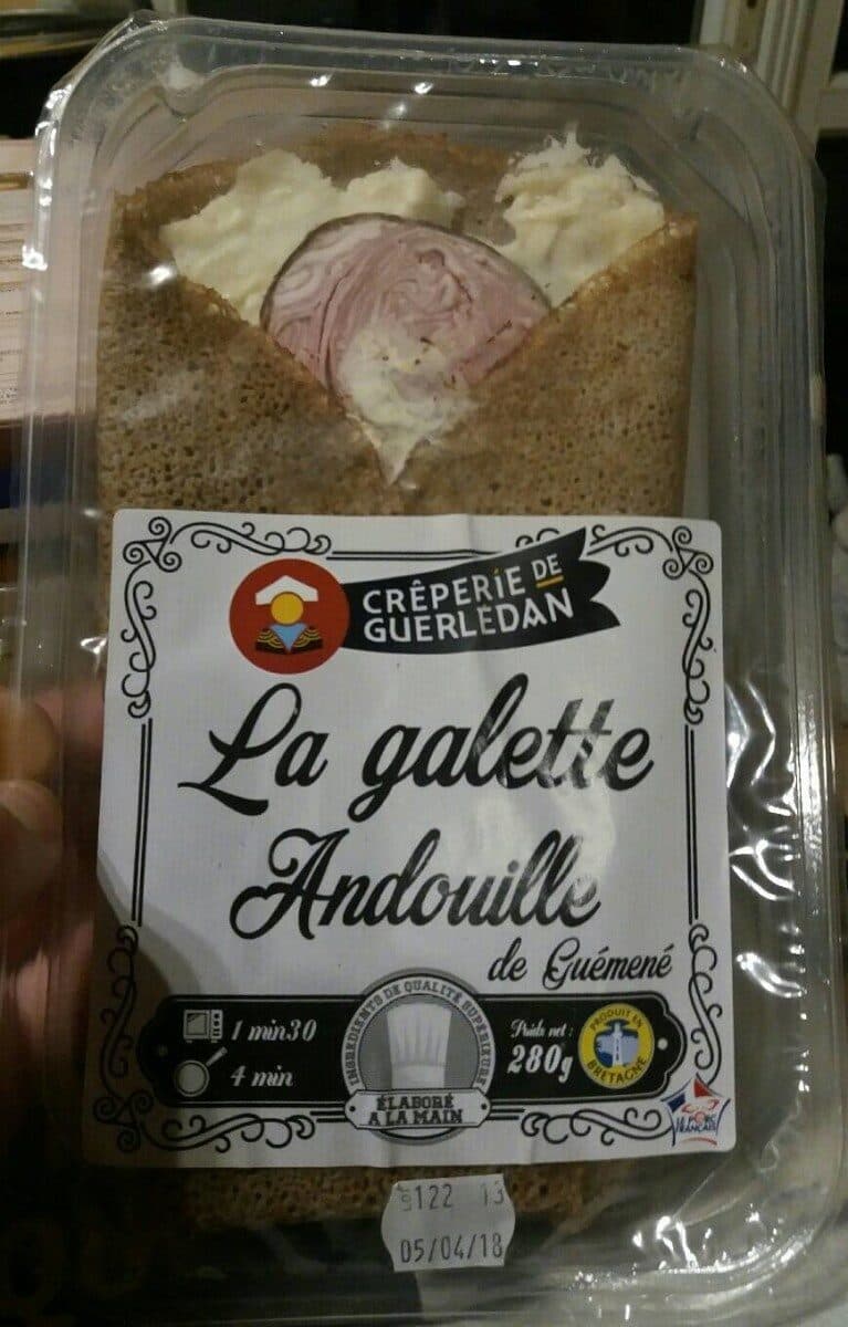 La crêperie de Guerlédan La galette andouille packshot