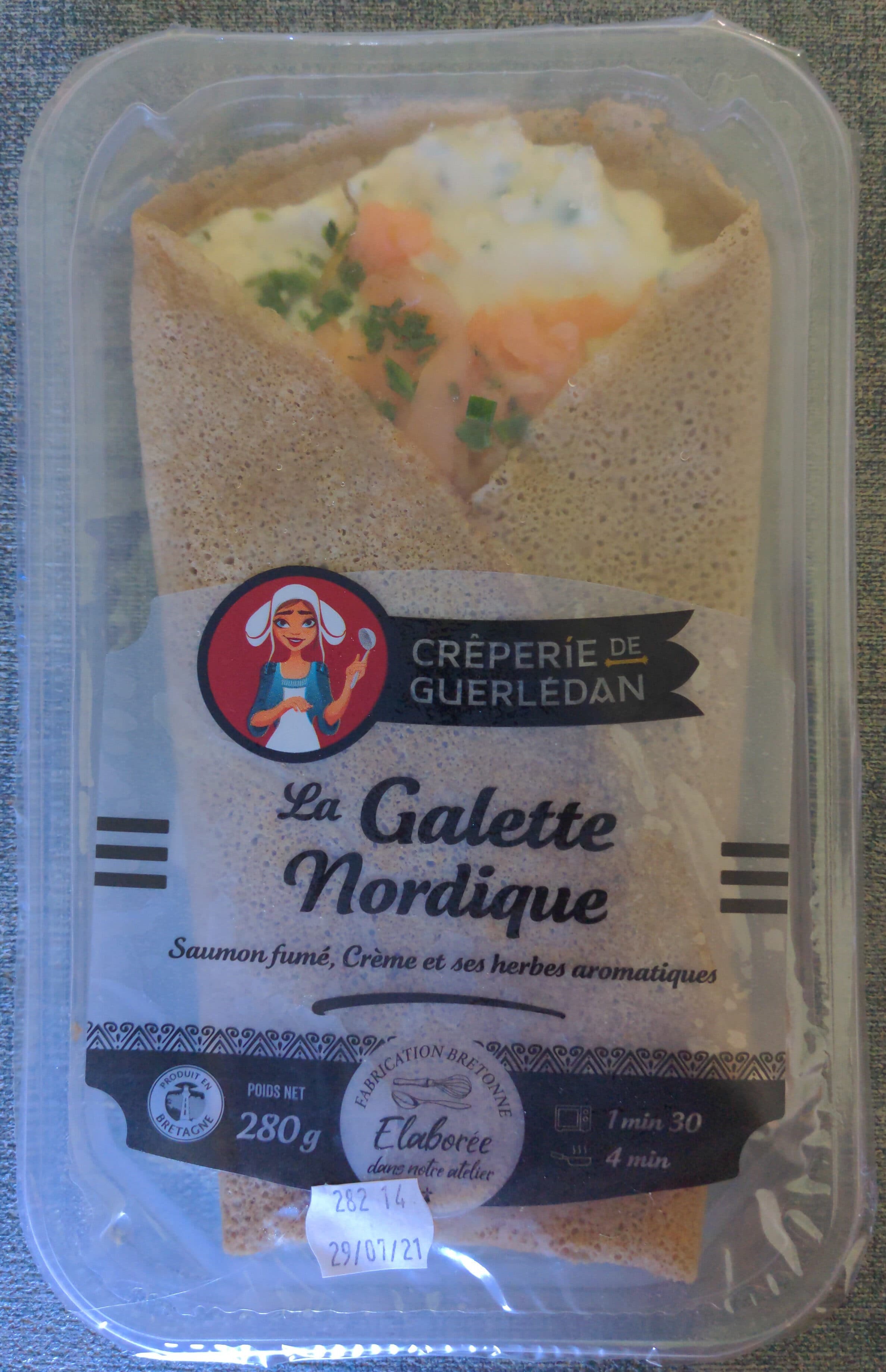 Crêperie de Guerlédan La galette nordique packshot