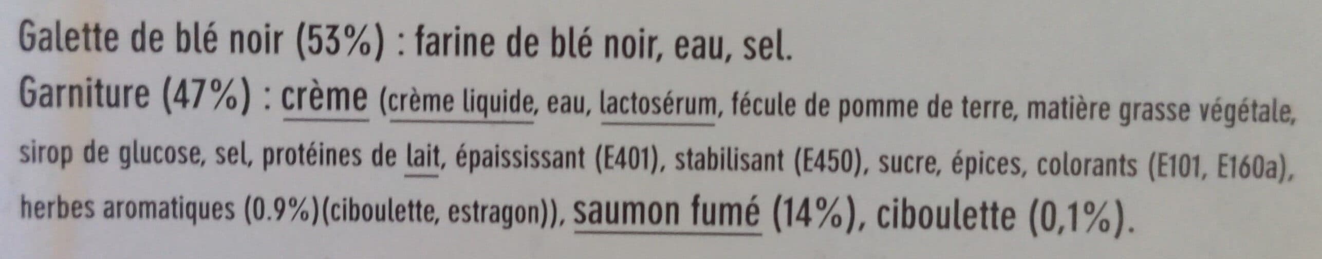 Crêperie de Guerlédan La galette nordique packshot