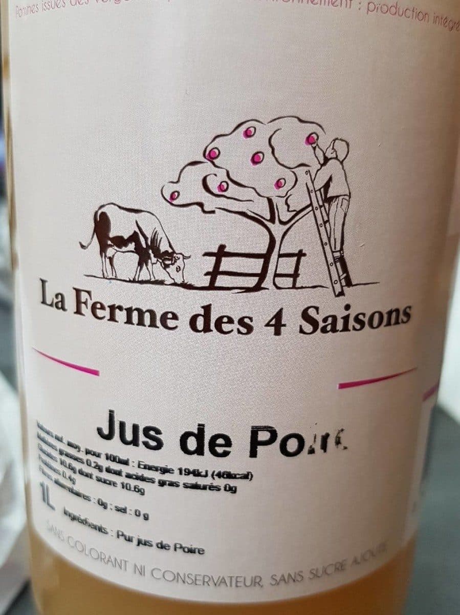 Open Food Facts Jus de poire packshot