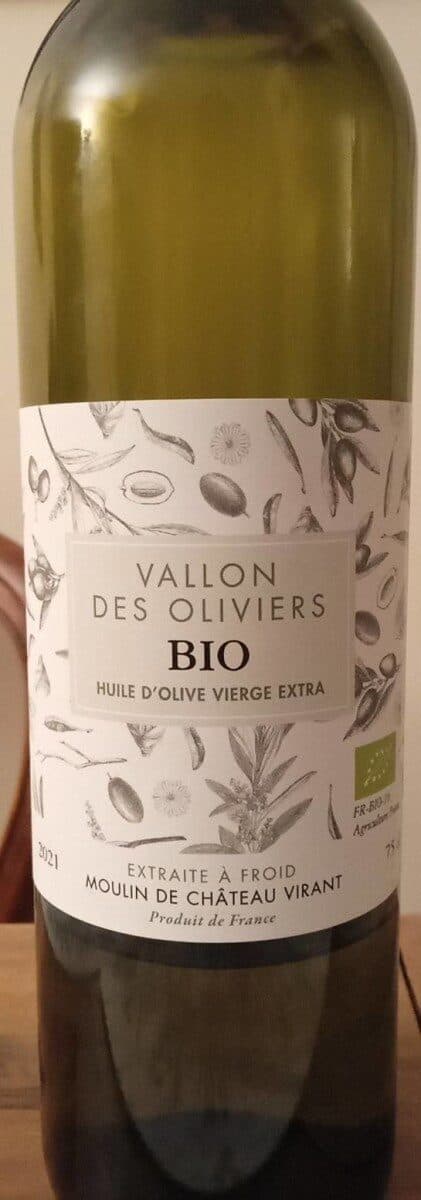 Vallon des Oliviers Huile d'olive vierge extra packshot