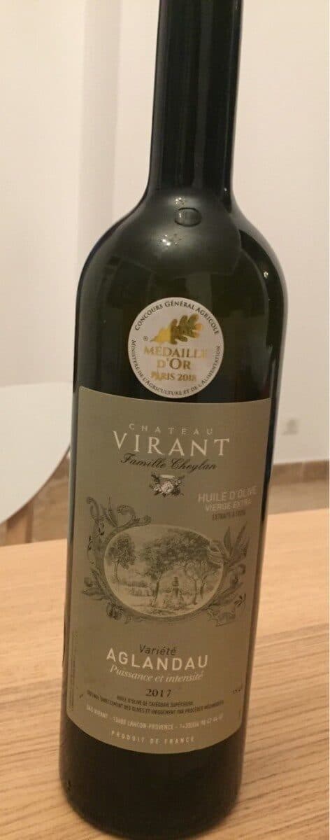 Château Virant Huile d'olives packshot