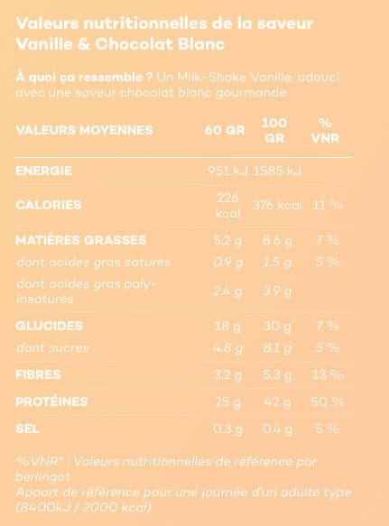 So Shape Vanille & chocolat blanc packshot