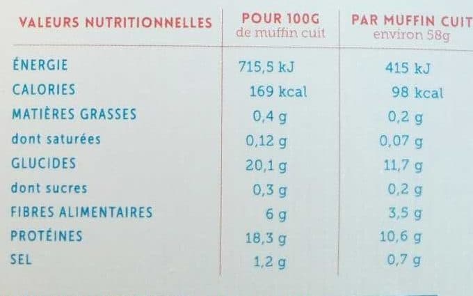 So Shape Smart Muffins Vanille packshot