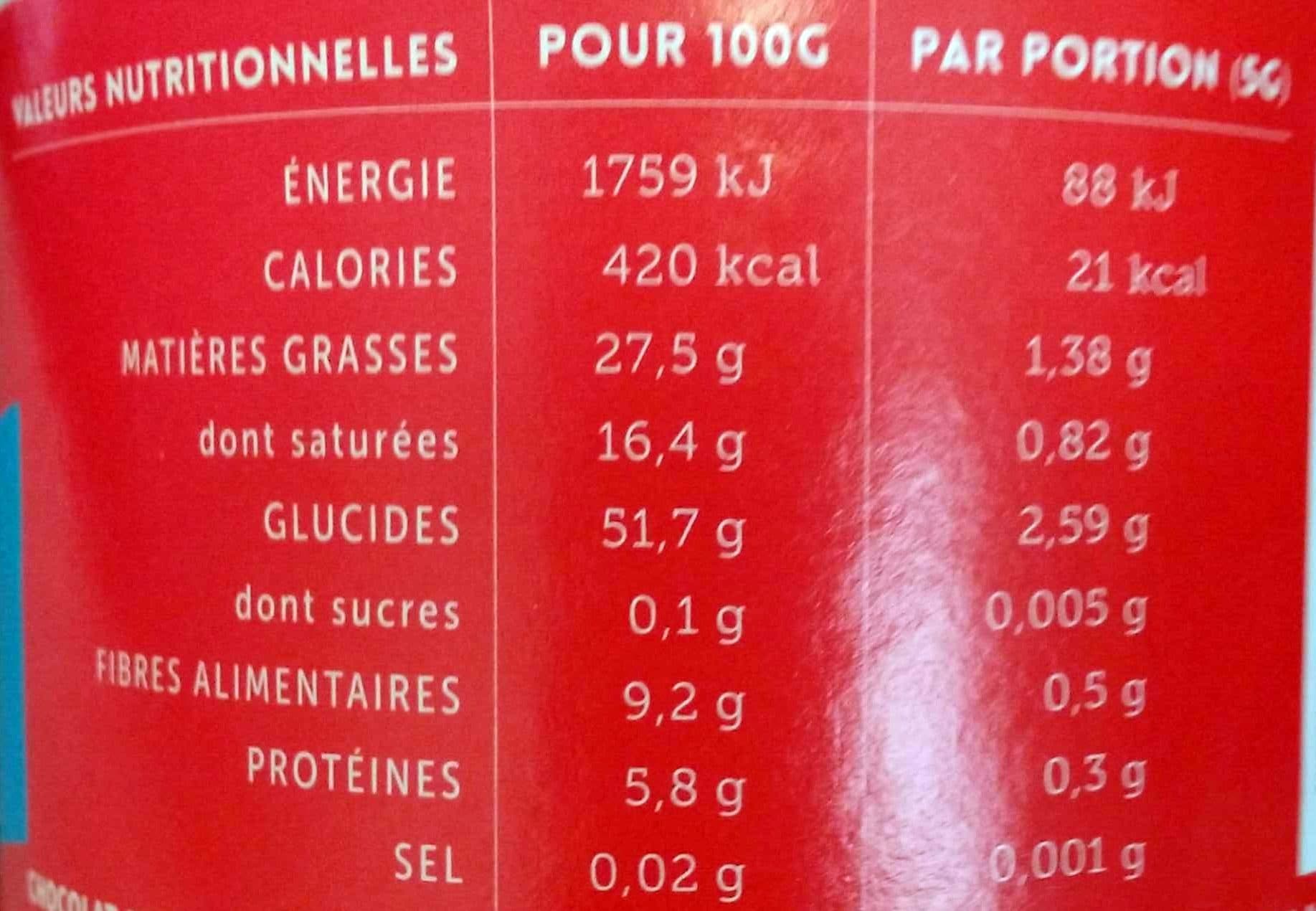 So shape Smart Pépites chocolat packshot