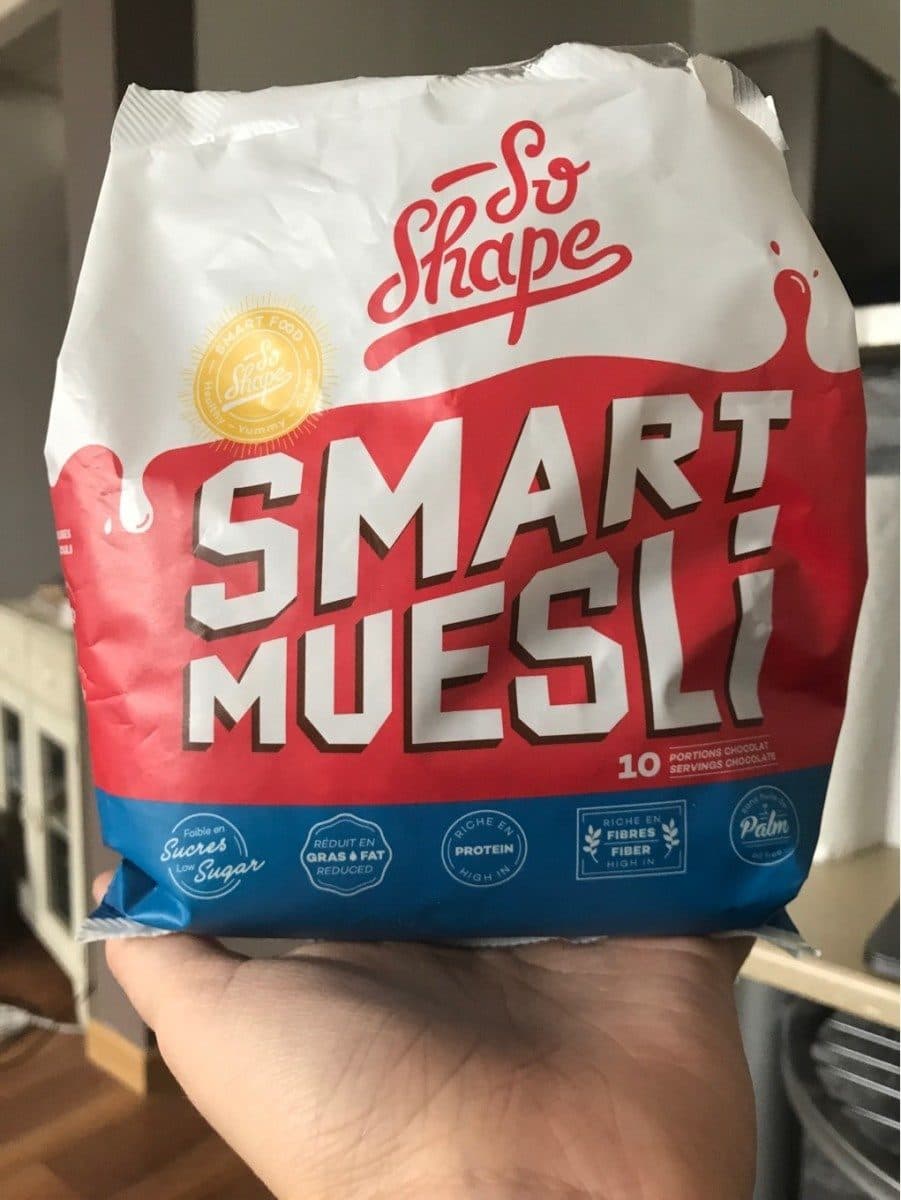 So Shape Smart muesli chocolat packshot