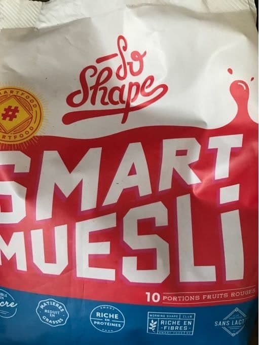 So Shape Smart Muesli Fruits Rouges packshot