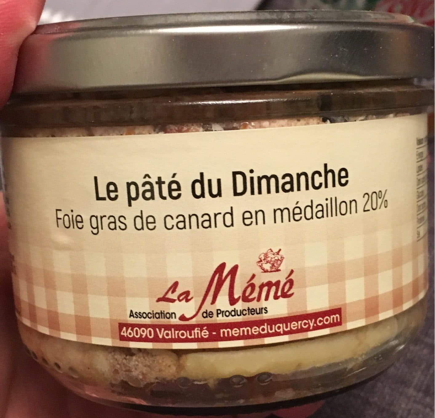 Mémé Du Quercy Pâté du dimanche packshot