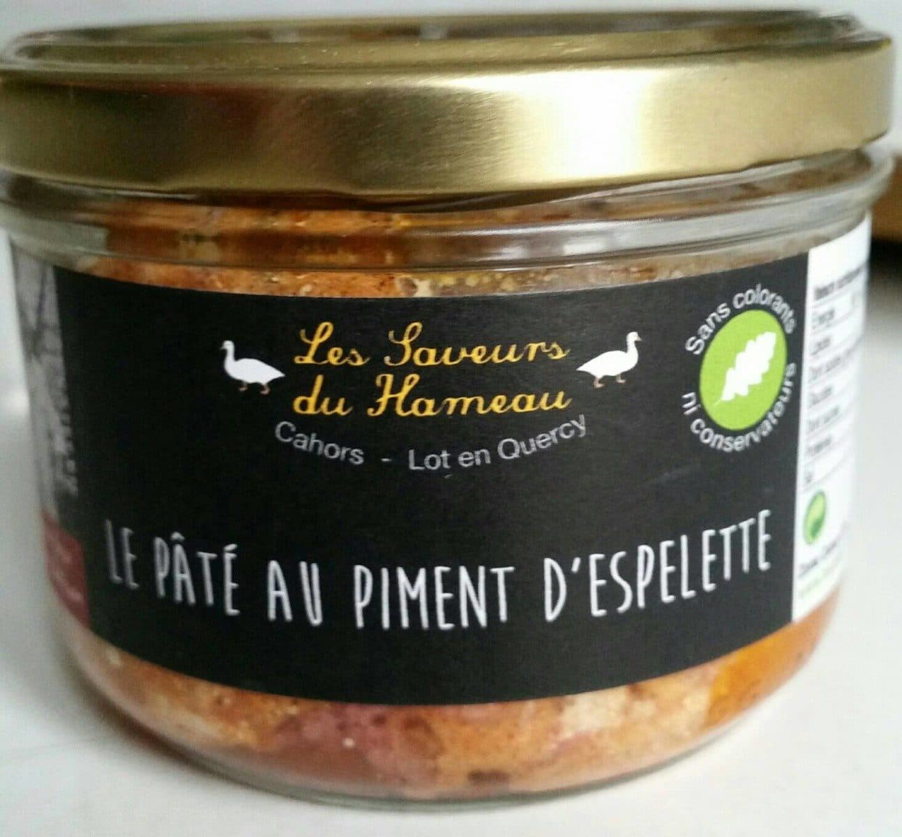 Open Food Facts Pâté au piment d'Espelette packshot