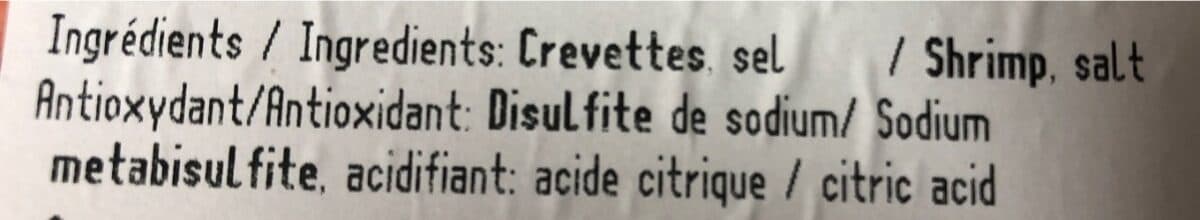 Open Food Facts Crevettes cuites refrigerees 60/80 packshot
