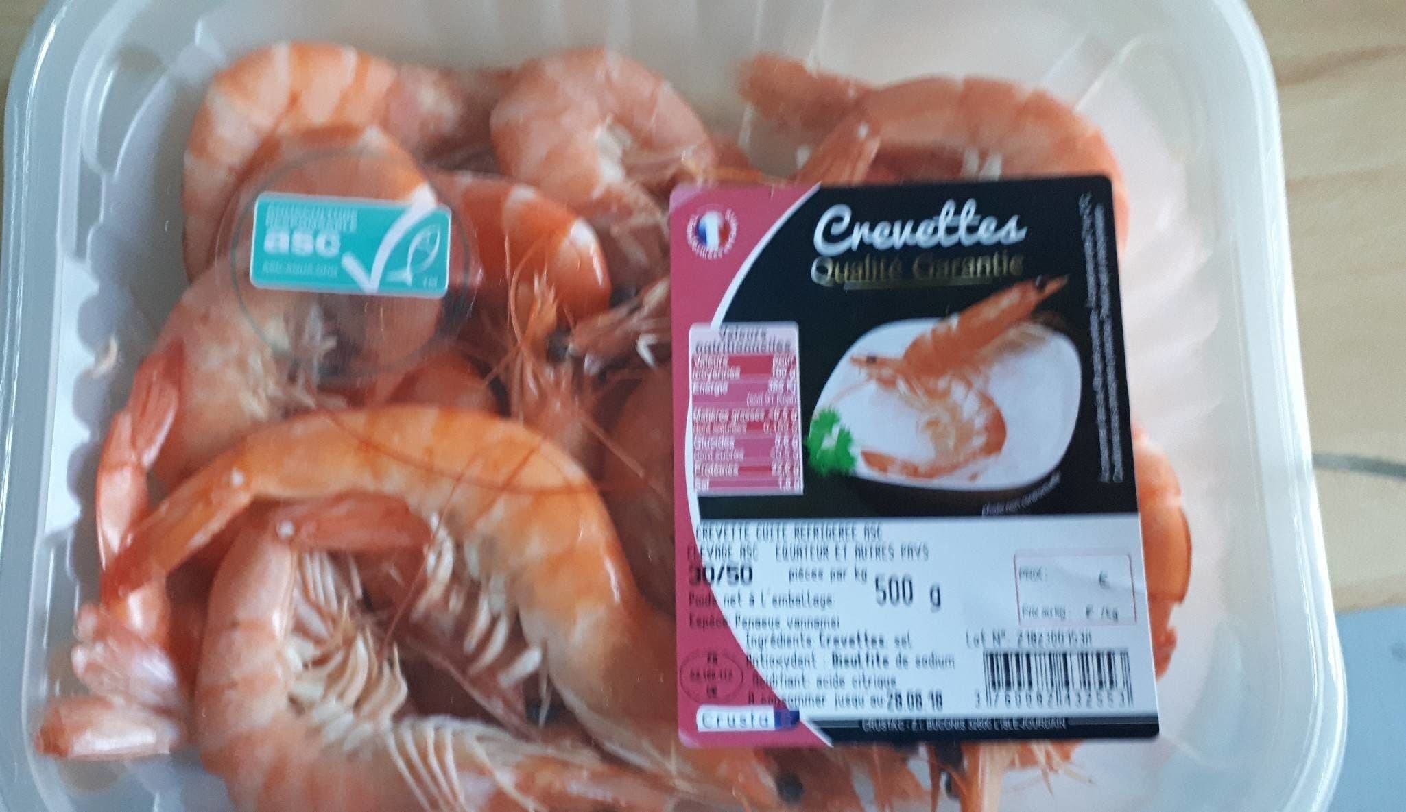TROPICALE Crevettes packshot