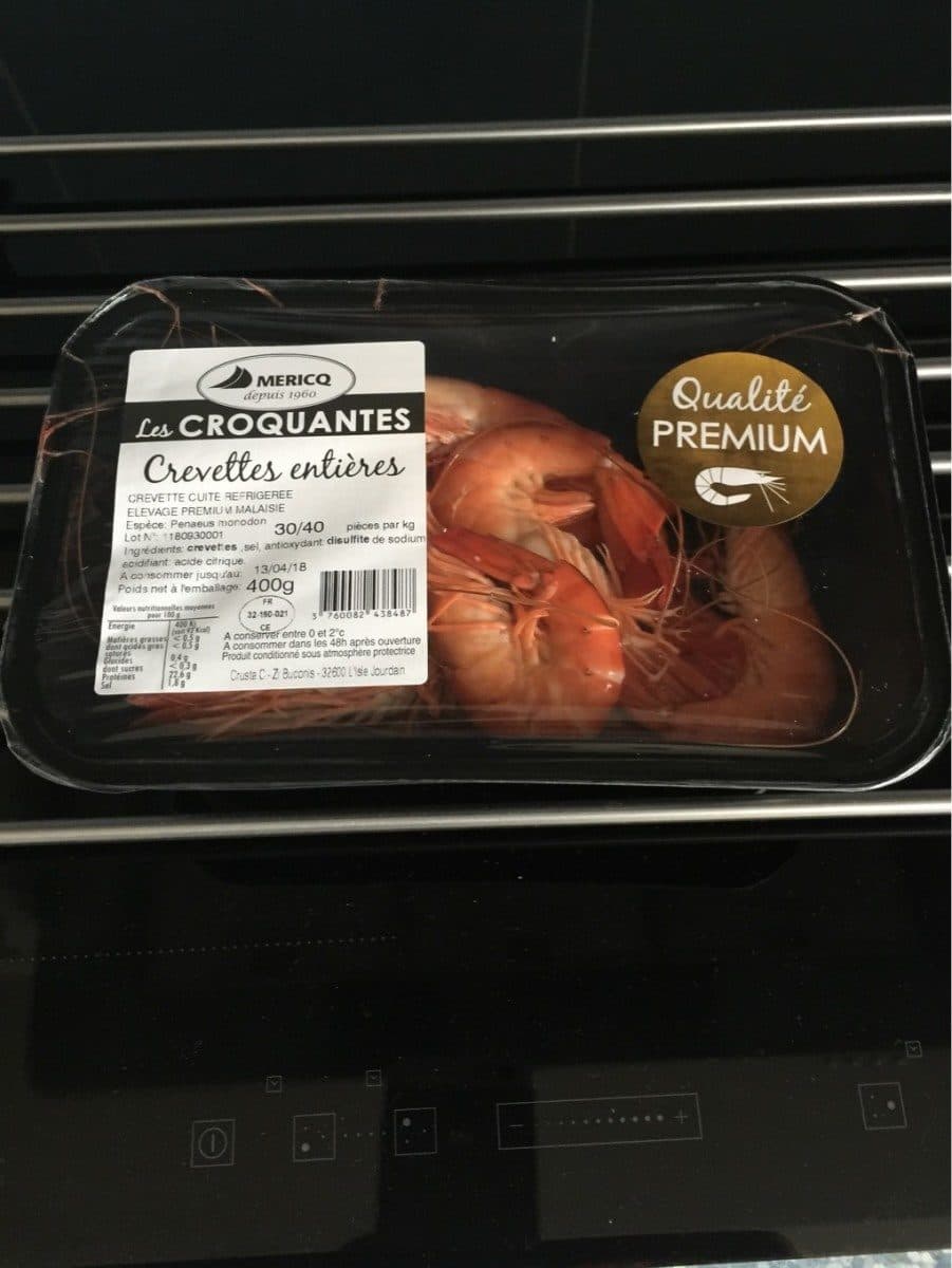 Open Food Facts Crevettes entieres packshot