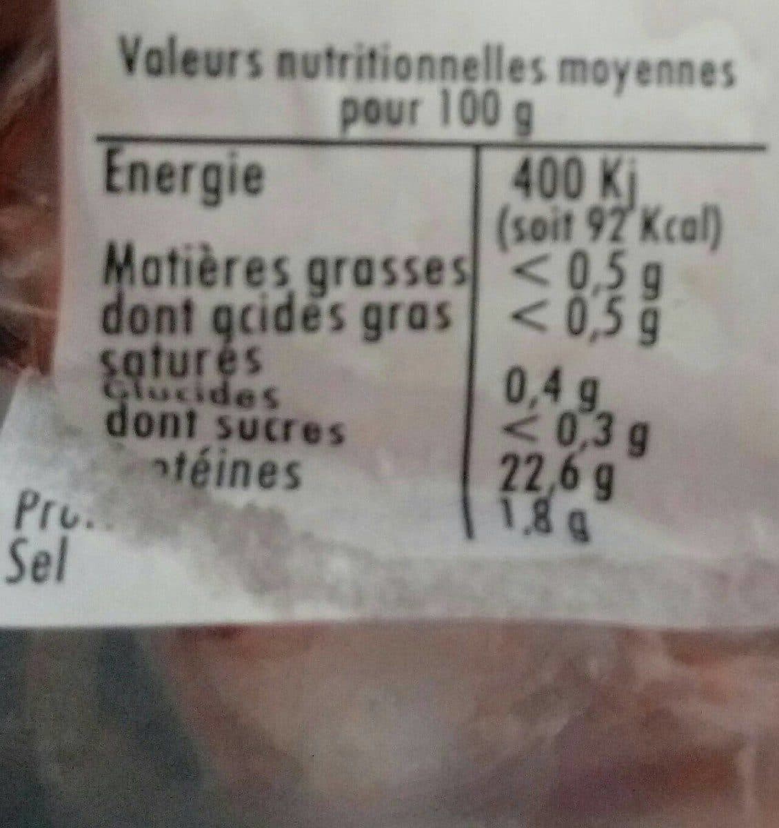 Open Food Facts Crevettes entière packshot