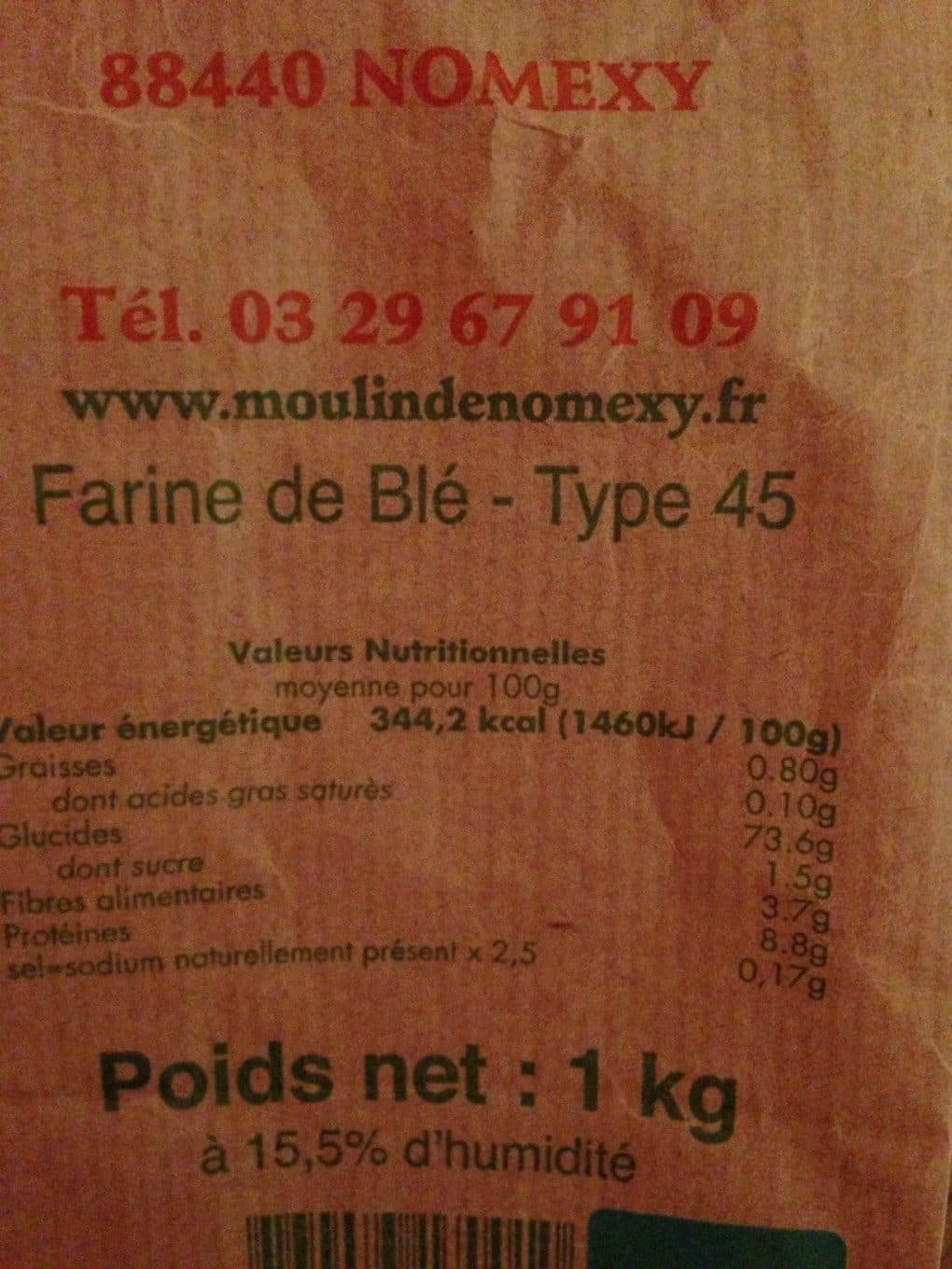 Le Moulin De Nomexy Farine artisanale packshot