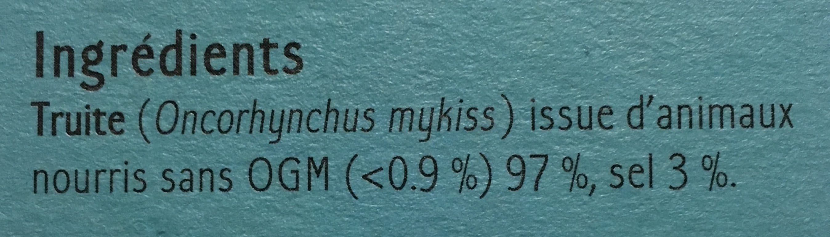 Armoric Armoric Truite fumée élevée en mer le paquet de 4 tranches 120 g packshot