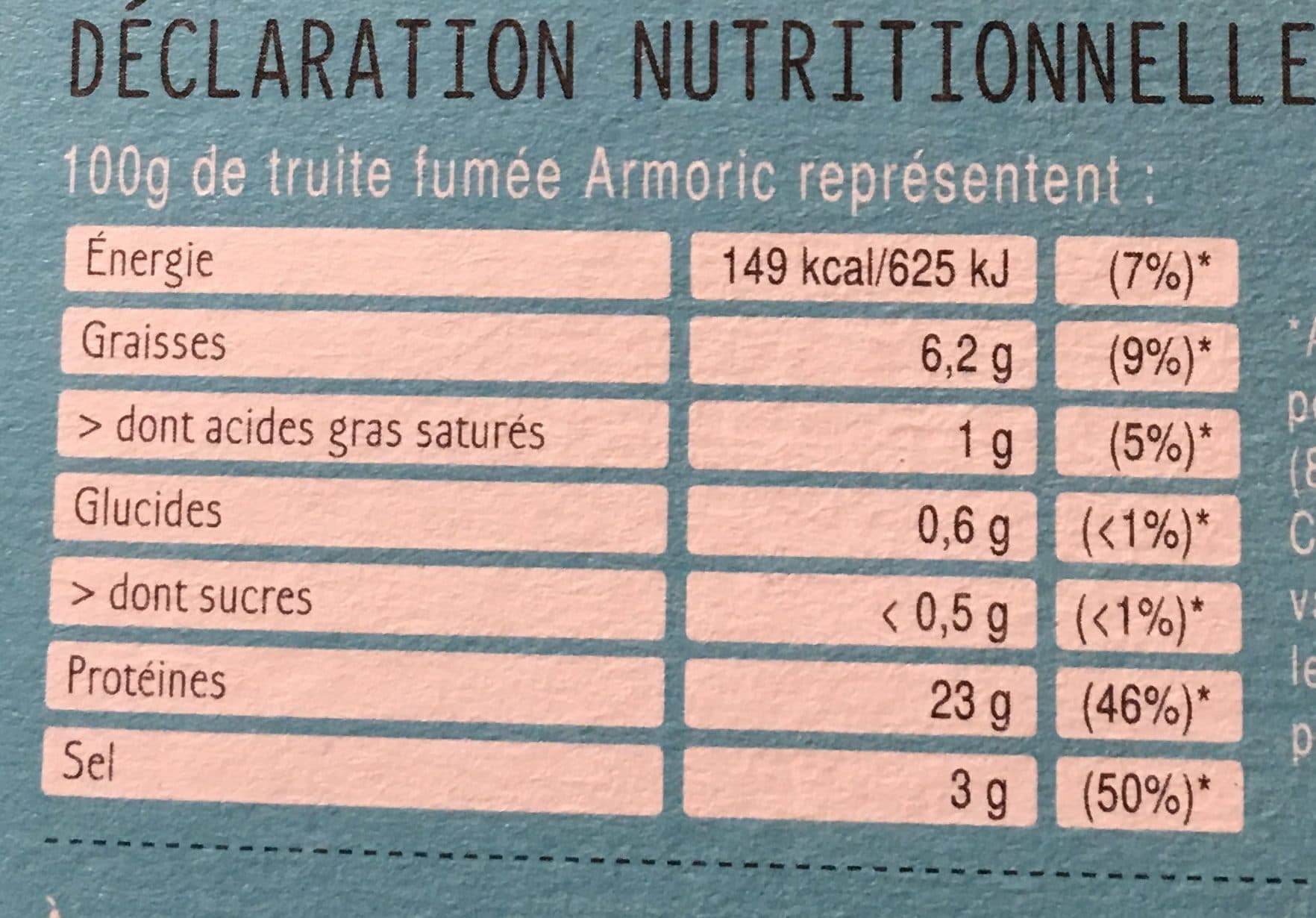 Armoric Truite fumee élevée en ler packshot