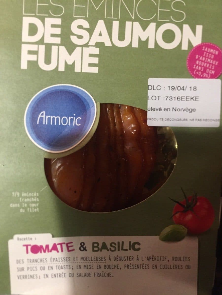 Armoric Émincés de Saumon Poivrons et Épices packshot