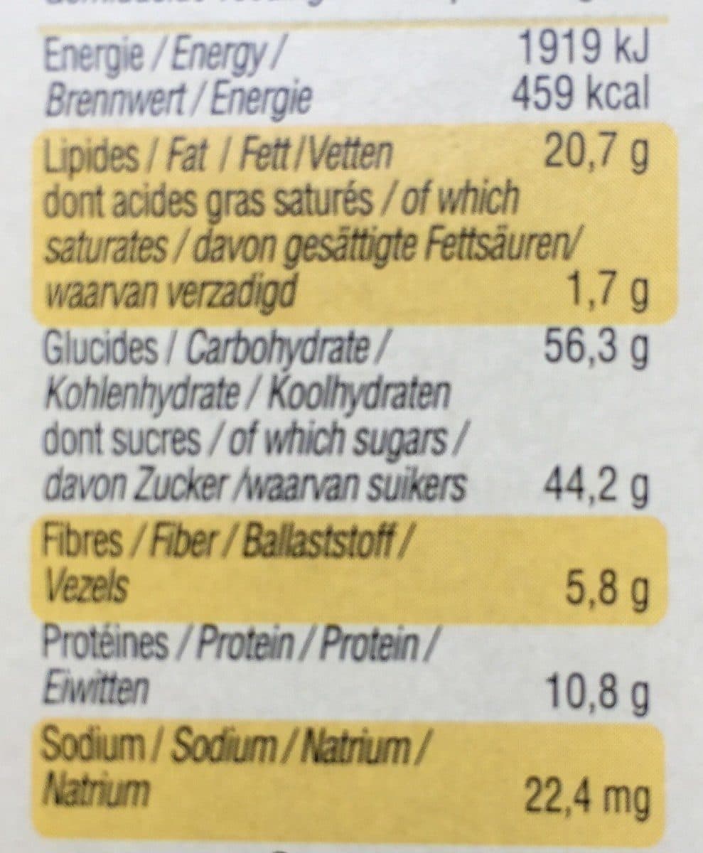 Open Food Facts Nougat packshot