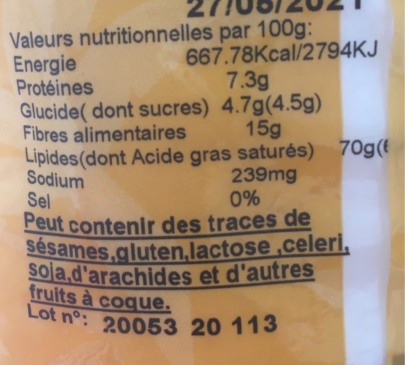 Barco Noix de coco rape packshot