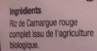 Vert coquelicot Riz rouge bio packshot