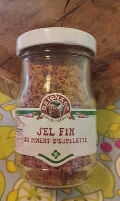 Baignade terre de tradition Sel fin au piment d'Espelette packshot
